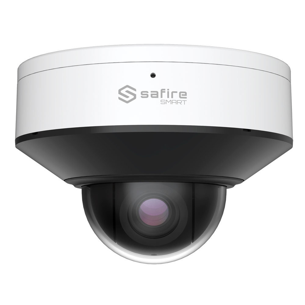 Telecamera Speed Dome PTZ IP Safire Smart 4 MP, zoom 3x, AI, audio, IR 30 m