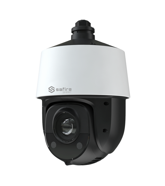 SF-IPSD4025ITA-4E1 Safire Smart
 - Telecamera PTZ IP gamma E1 Intelligenza Artificiale -  4 Megapixel - Zoom ottico 25X | IR 160m - Autotracking, persona e veicolo | Allarmi