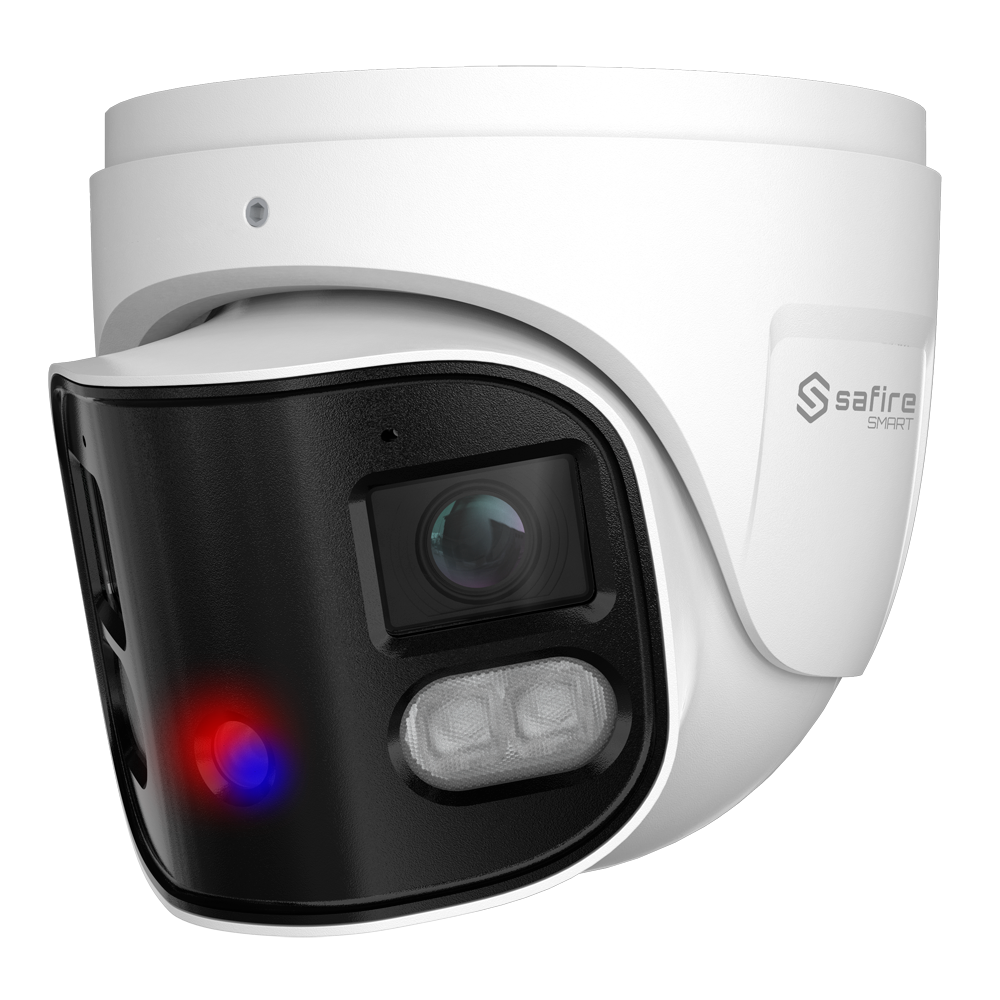 Telecamera Turret IP Safire Smart 8 MP, AI, audio