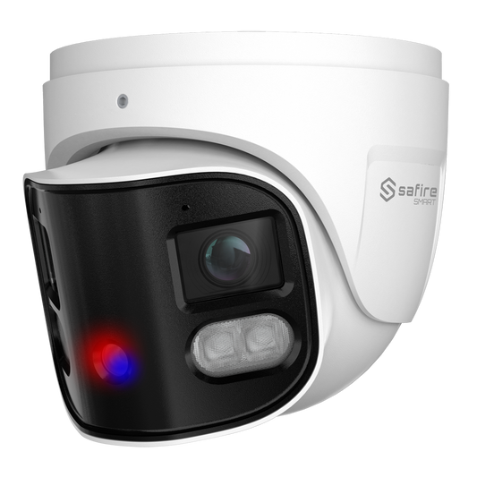 Telecamera Turret IP Safire Smart 8 MP, AI, audio