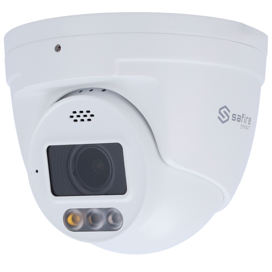 Telecamera Turret IP Safire Smart 4 MP, ottica motorizzata 2.7-13.5 mm, AI, audio, IR 40 m