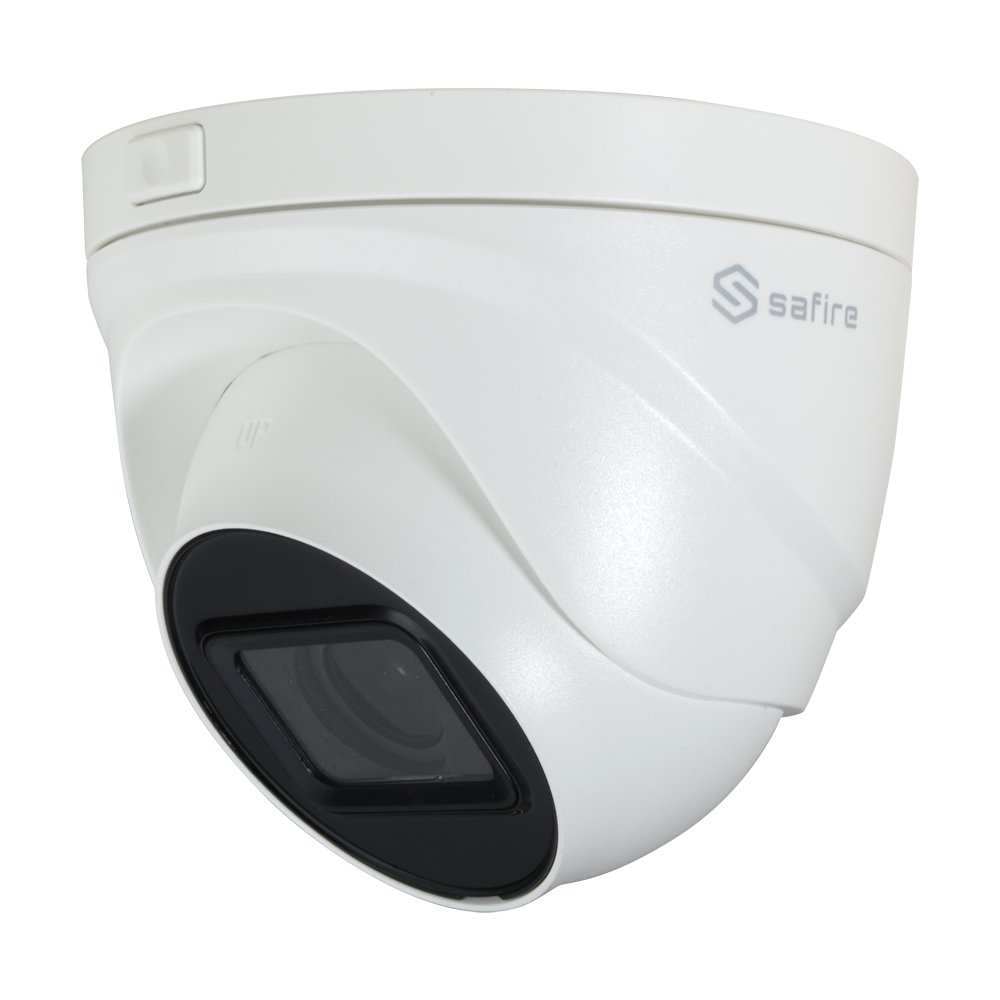 Telecamera Dome IP Safire - 4 Megapixel - Ottica motorizzata varifocale 2.8~12 mm  - Compressione H.265+/H.265/H.264+/H.264 - WDR 120 dB - Waterproof IP67 