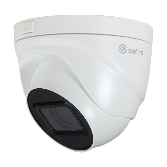 Telecamera Dome IP Safire - 4 Megapixel - Ottica motorizzata varifocale 2.8~12 mm  - Compressione H.265+/H.265/H.264+/H.264 - WDR 120 dB - Waterproof IP67 