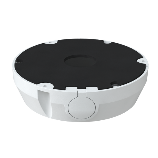 Scatola di giunzione Safire Smart - Per telecamere dome - Adatto per uso in esterni - Installazione a tetto o parete - Diametro base 154.5 mm - Passacavo