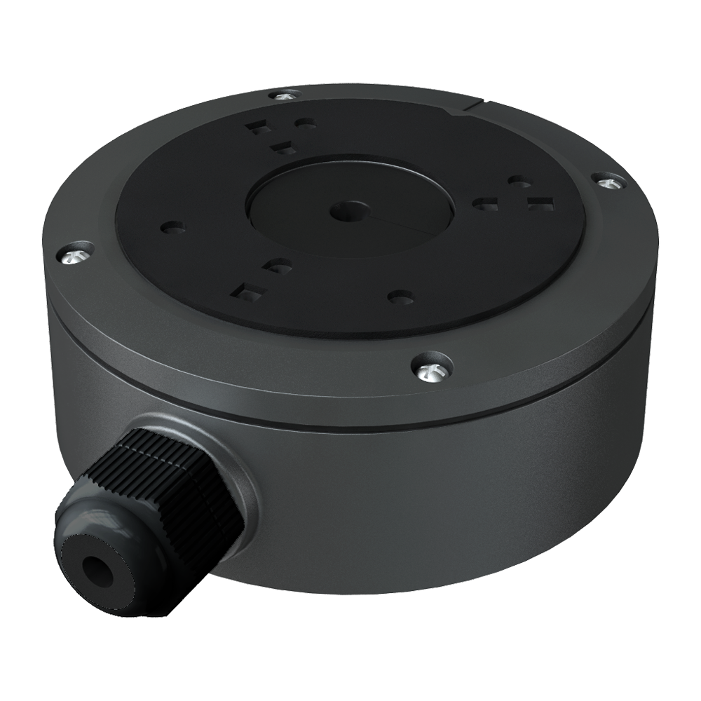 Scatola di giunzione Safire Smart - Per telecamere dome - Adatto per uso in esterni - Passacavo - SF-JBOX-0301-GREY
