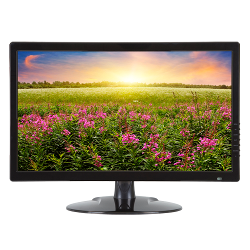 Monitor SAFIRE LED 22" 4N1 - Progettato per la videosorveglianza 24/7 - HDMI, VGA, BNC e Audio - Risoluzione 1920x1080 - Filtro antirumore - Basso consumo