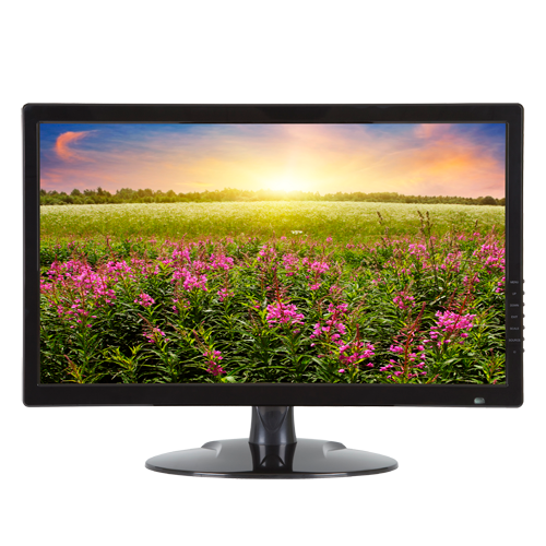 Monitor SAFIRE LED 24" 4N1 - Progettato per la videosorveglianza 24/7 - HDMI, VGA, BNC e Audio - Risoluzione 1920x1080 - Filtro antirumore - Basso consumo