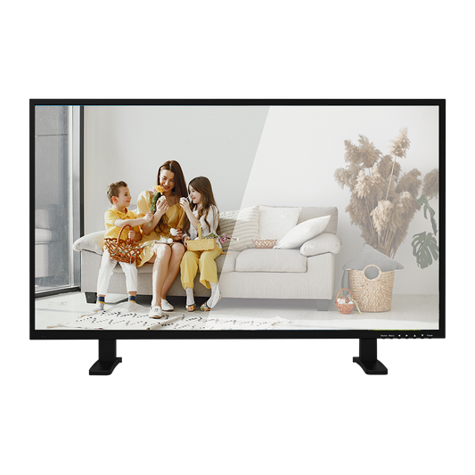 Monitor SAFIRE LED 43" - Progettato per la videosorveglianza 24/7 - Risoluzione 4K (3840x2160) - Formato 16:9  - 1xHDMI, 1xDVI, 1xVGA,1xUSB, 1xBNC - 2 Altoparlanti 