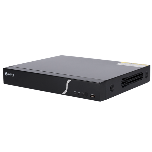 SF-NVR6108-B2 Safire Smart - Videoregistratore NVR per telecamere IP 8 Canali  Risoluzione fino a 8Mpx Uscita HDMI 4K e VGA / 1HDD - Rilevamento dei volti / Ricerche intelligenti