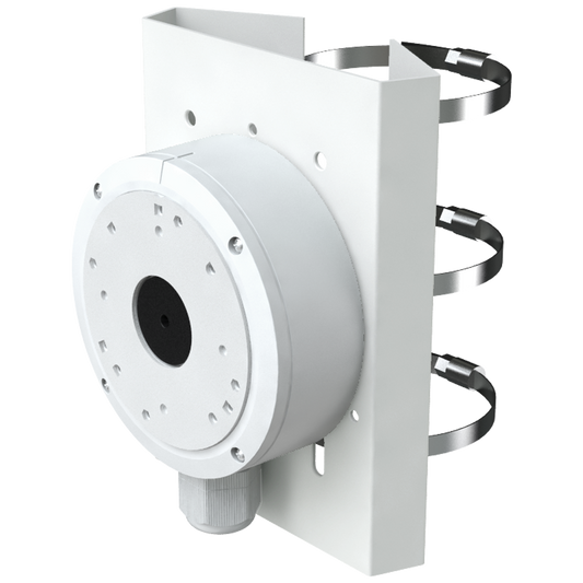 SF-PB-0302+0501 Staffa da soffitto Safire Smart - Altezza 215 mm - Diametro base per telecamere 139.3 mm - Adatto per esterni - Colore bianco - Fabbricato in lega di alluminio