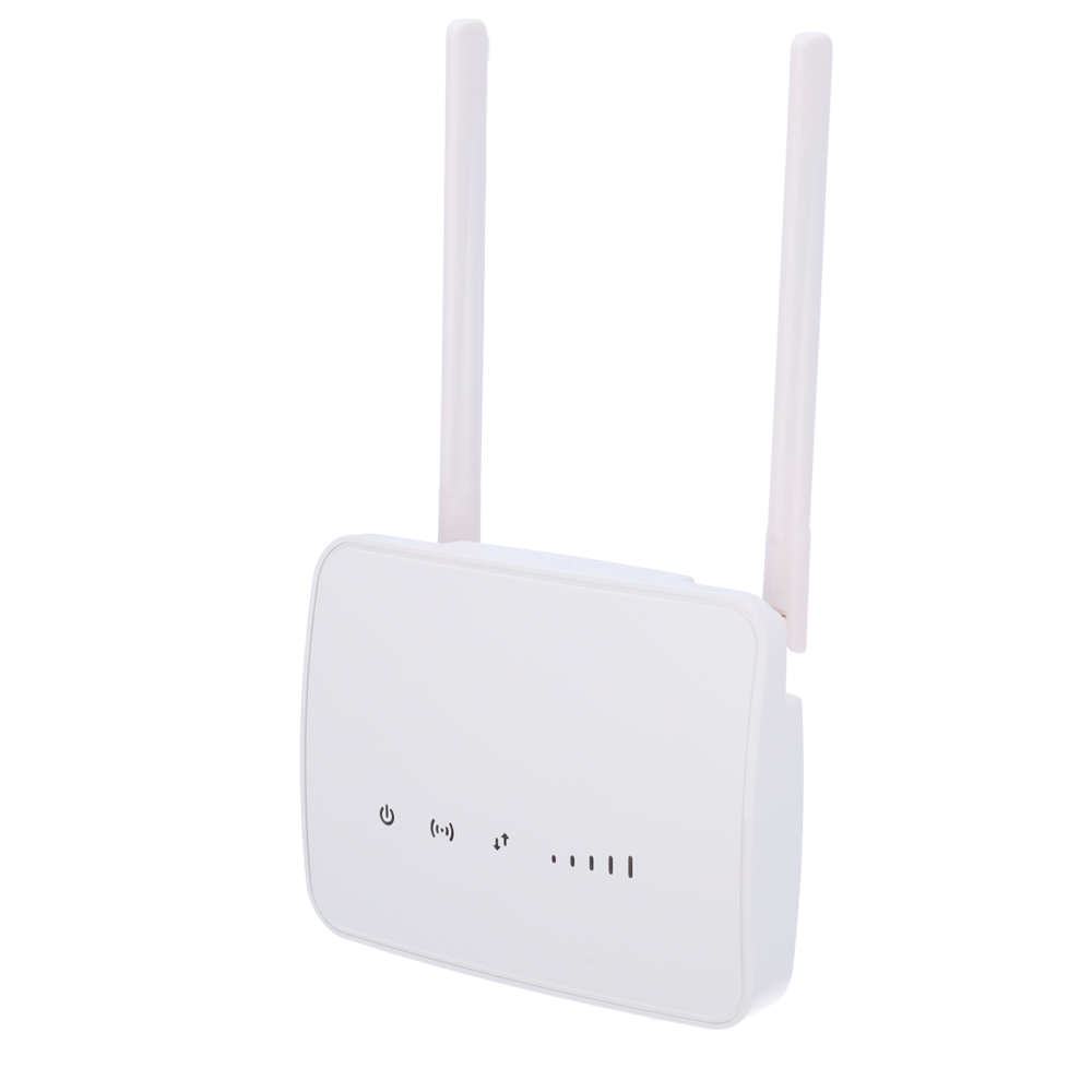 Router Safire 4G 150Mbps Download 50Mbps Upload - Porte RJ45 10/100Mbps - Wi-Fi 4 2.4GHz N300Mbps - Fino a 32 connessioni WiFi simultanee - Batteria 7.4V 2000 mAh fino a 6h di autonomia - Slot per scheda micro SIM e micro SD