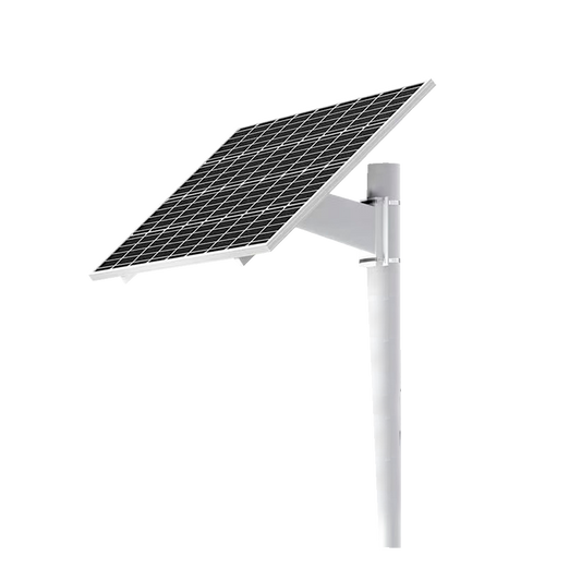 Sistema di alimentazione stand-alone per TVCC - Pannello solare da 60W - Batteria al Litio LiFePo 256Wh (20Ah) - Regolatore MPPT integrato - Staffa per montaggio su palo - RS-485 per comunicazione