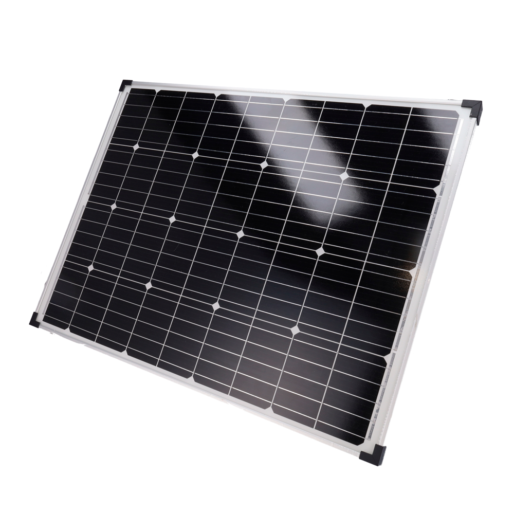 Safire - Pannello solare da 100W - Staffa per montaggio su palo