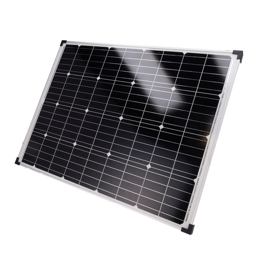 Safire - Pannello solare da 100W - Staffa per montaggio su palo