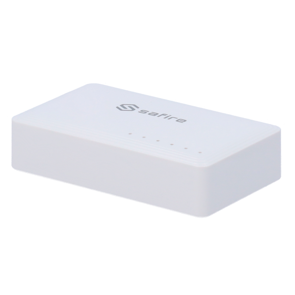 Safire - Switch da tavolo - 5 porte Gigabit - Velocità  10/100/1000 Mbps - Plug & Play - Tecnologia di risparmio energetico