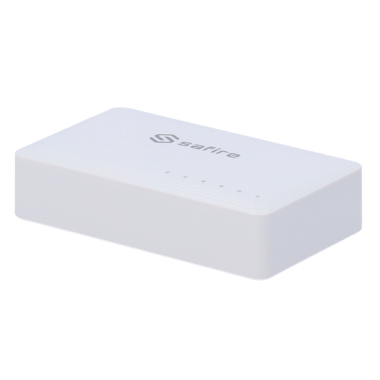 Safire - Switch da tavolo - 5 porte Gigabit - Velocità  10/100/1000 Mbps - Plug & Play - Tecnologia di risparmio energetico