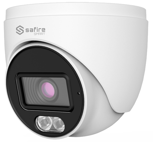 Safire Smart - Telecamera Turret 4 in 1 Gamma B1 - 2 Mpx (1920x1080) , 1/2.8" CMOS  - Ottica 2.8mm | Illuminazione LED bianca 20 m - DWDR, HLC, BLC, AGC - Waterproof IP67