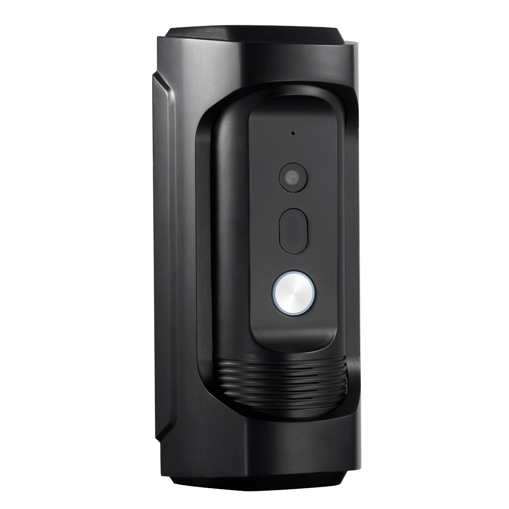 Videocitofoni IP - Telecamera 2 Mp con ottica pinhole - Audio bidirezionale - App mobile con o senza monitor - Lega di zinco antivandalo IK09 - Montaggio su superficie | PoE standard