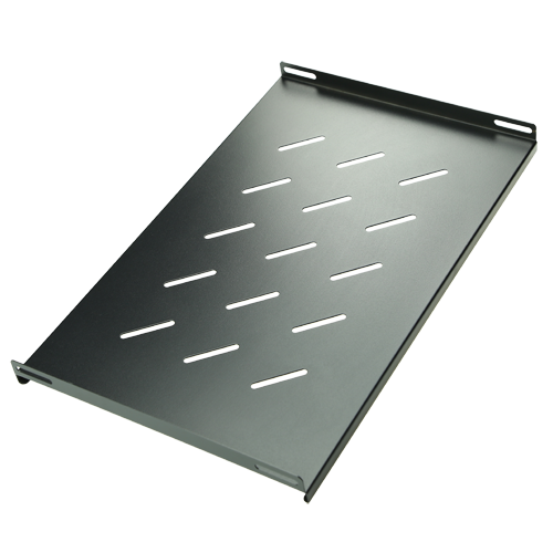 Vassoio per rack - Misura massima 280 mm x 500 mm - Ancoraggi laterali - Grate di ventilazione - Materiale metallico