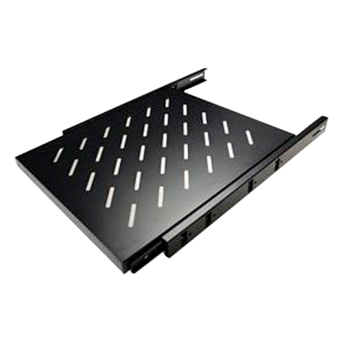 Vassoio per rack - Scorrevole - Misura massima 280 mm x 450 mm - Ancoraggi laterali - Grate di ventilazione