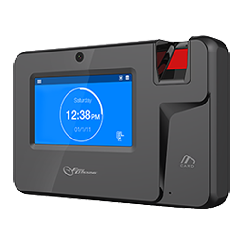 Controllo Presenze - Impronte, EM RFID e tastiera - 1.000 videoregistrazioni/ 10.000 impronte - WiFi, TCP/IP, USB e Wiegand - Sensore di impronta ottico - Software sul cloud Easyclocking non incluso