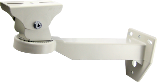 supporto anteriore per alloggiamento - Compatibile con HS250W - 100 (Al) x 85 (An) x 275 (Fo) - Resistenza al carico 10 Kg - Alluminio / Color beige - Giro orizzontale 360° / verticale 85°