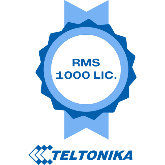 Licenze Piattaforma Teltonika RMS - Pack di 1000 Licenze (Crediti) - Monitoraggio remoto Router Teltonika - Configurazione remota Router Teltonika - Gestione Telnet / SFTP / SSH / HTTP / HTTPS - 1 La licenza consente la gestione di 1 router per 1 mese