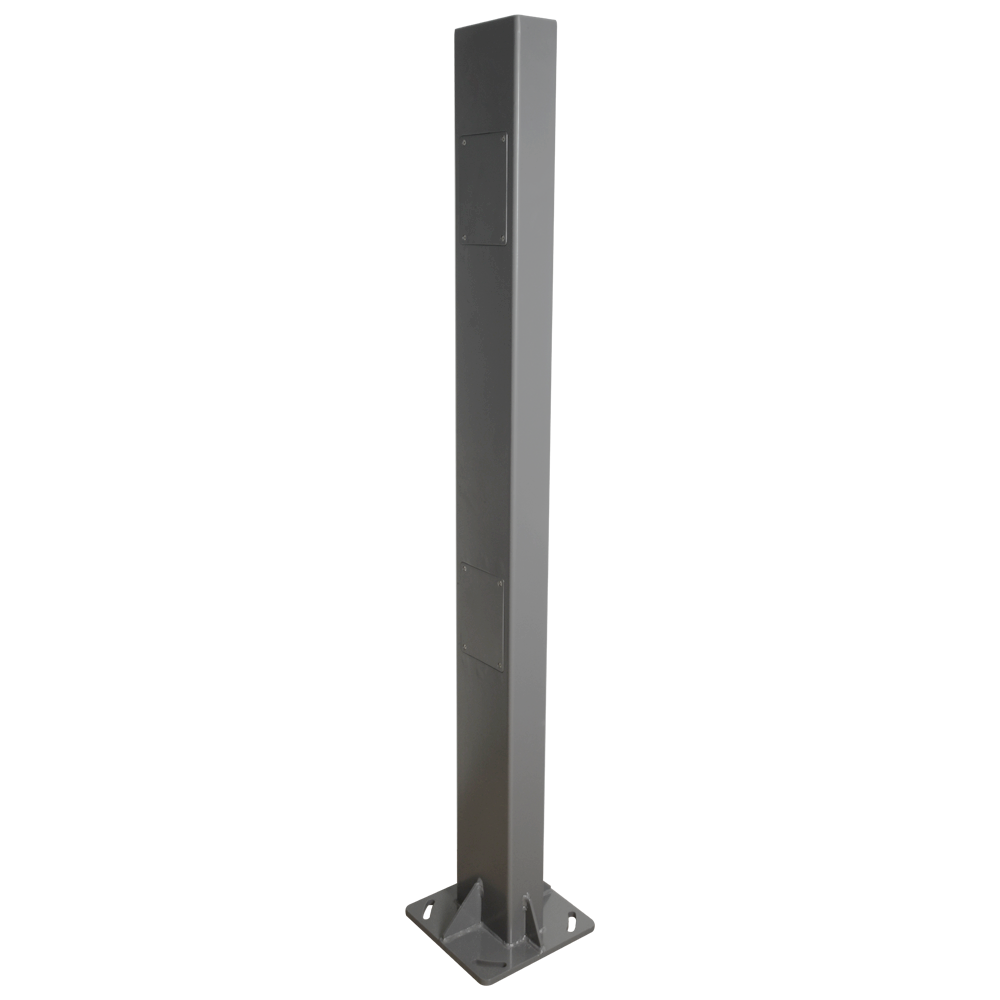 Supporto verticale universale - Adatto a piùtipi di dispositivi - Doppio accesso all'installazione - Realizzato in acciaio - Installazione esterna o interna - Robusto e versatile