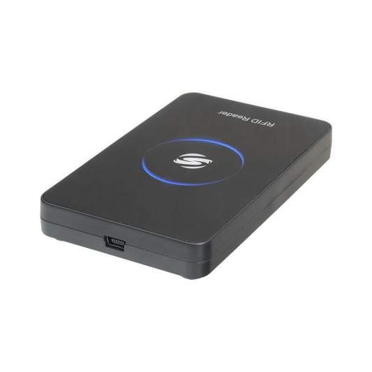 Lettore di schede USB - Alta frequenza UHF 902 ~ 928 MHz - Comunicazione USB - Simulazione della tastiera - Plug & Play - Adatto ai software di Controllo Accessi