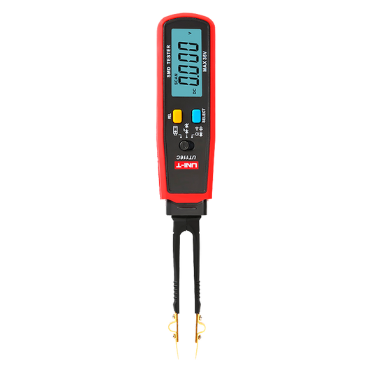 Tester digitale per componenti SMD - Display fino a 6000 conteggi - Misurazione della resistenza e della capacitanza - Test di continuità  | Test dei diodi - Test di batteria