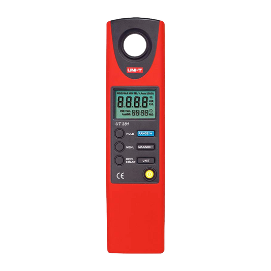 Misuratore di illuminazione - Display fino a 2000 conteggi - Alta frequenza di campionamento - Memorizzazione dei dati - Spegnimento automatico