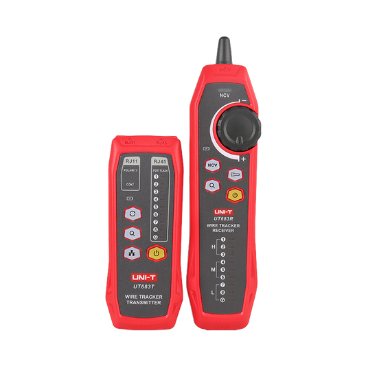 Tester di cavi - Controllo dello stato dei cavi RJ45/RJ11 - Spegnimento automatico - Modalità  NVC - Capacità  anti-interferenza