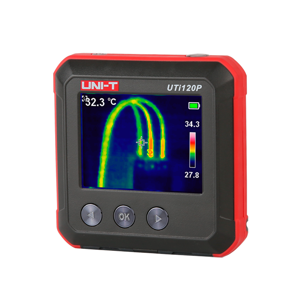 Termocamera tascabile - Misurazione della temperatura in tempo reale - Intervallo di misurazione -20° ~ 400°C - Risoluzione termica 120x90 | Precisione ±2°C - Sensibilità  termica ? 60mK - Monitoraggio PC