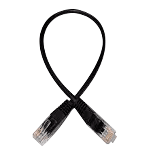 Cavo UTP Safire - Ethernet - Connettori RJ45 - Categoria 5E - 0.3 m - Colore nero