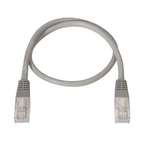 Cavo UTP Safire - Ethernet - Connettori RJ45 - Categoria 5E - 0.3 m - Colore grigio