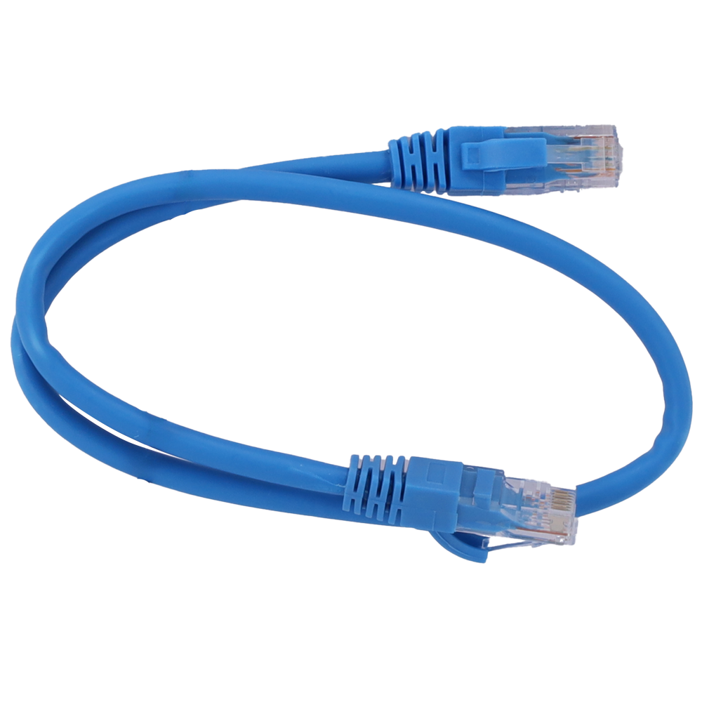Safire - Cavo patch UTP Cat. 6 RJ45 0,5 m blu - UTP6-H-05B