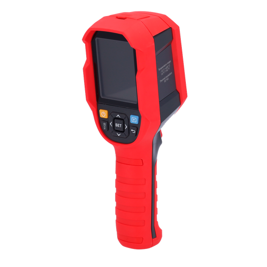 Telecamera termografica portatile - Misurazione della temperatura in tempo reale - Risoluzione termica 80x60 | Precisione ±2°C o ±2% - Misurazione della temperatura sul volto a 1.5 m - Notifica acustica per eccesso di temperatura - Monitoraggio su monitor esterno tramite PC