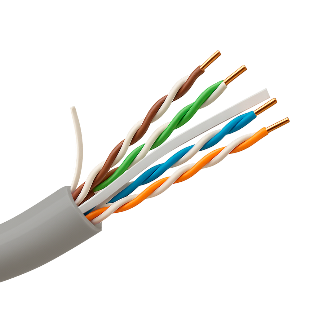 Uniview - Cavo UTP Cat. 6 OFC 300 m CPR Dca - UV-UTP6-300-BC24AWG-DCA-B-W