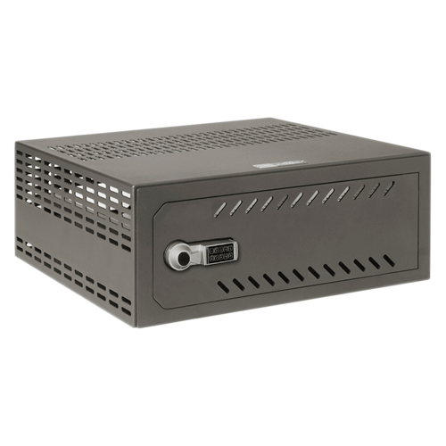 Cassaforte per DVR - Specifica per TVCC - Per DVR da 1U rack - Chiusura elettronica - Con ventilazione e passacavi - Qualità  e resistenza