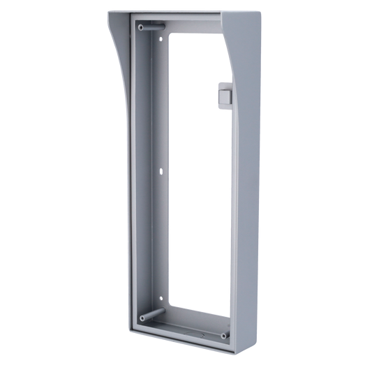 Supporto di superficie - Specifico per videocitofoni - Compatibile con XS-V2000E-M(X) - Triplo modulo - 373mm (Al) x 150mm (An) x 81mm (Fo) - Realizzato in acciaio / Richiede XS-VF003