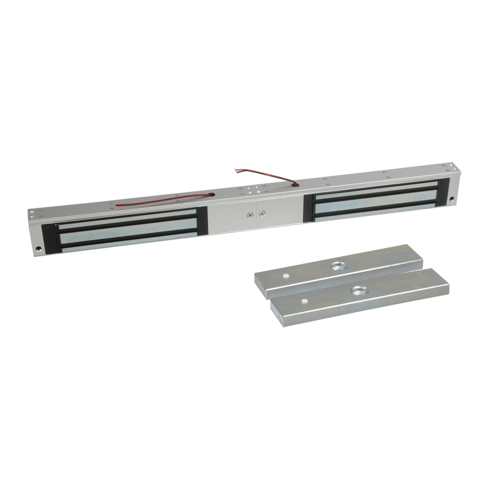 Ventosa elettromagnetica - Per doppia porta - Modo apertura Fail Safe - Forza di tenuta 280 kg per ogni ventosa - YF-280BST-LED