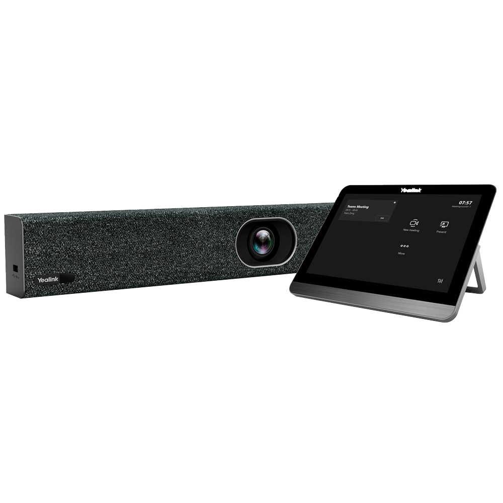 Yealink Videoconferenza All in One - Camera 20MP - Angolo di visione 120° - 8 microfoni integrati - Altoparlante integrato - Soluzione Teams
