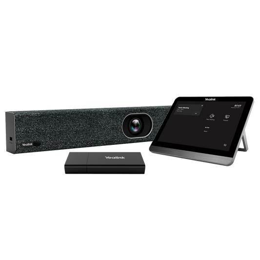 Yealink Videoconferenza All in One - Camera 20MP - Angolo di visione 120° - 8 microfoni integrati - Altoparlante integrato - Soluzione Teams