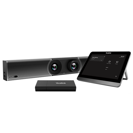 Yealink Videoconferenza All in One - Telecamera 8MP - Angolo di visione 120° - 8 microfoni integrati - Altoparlante integrato - Soluzione Teams