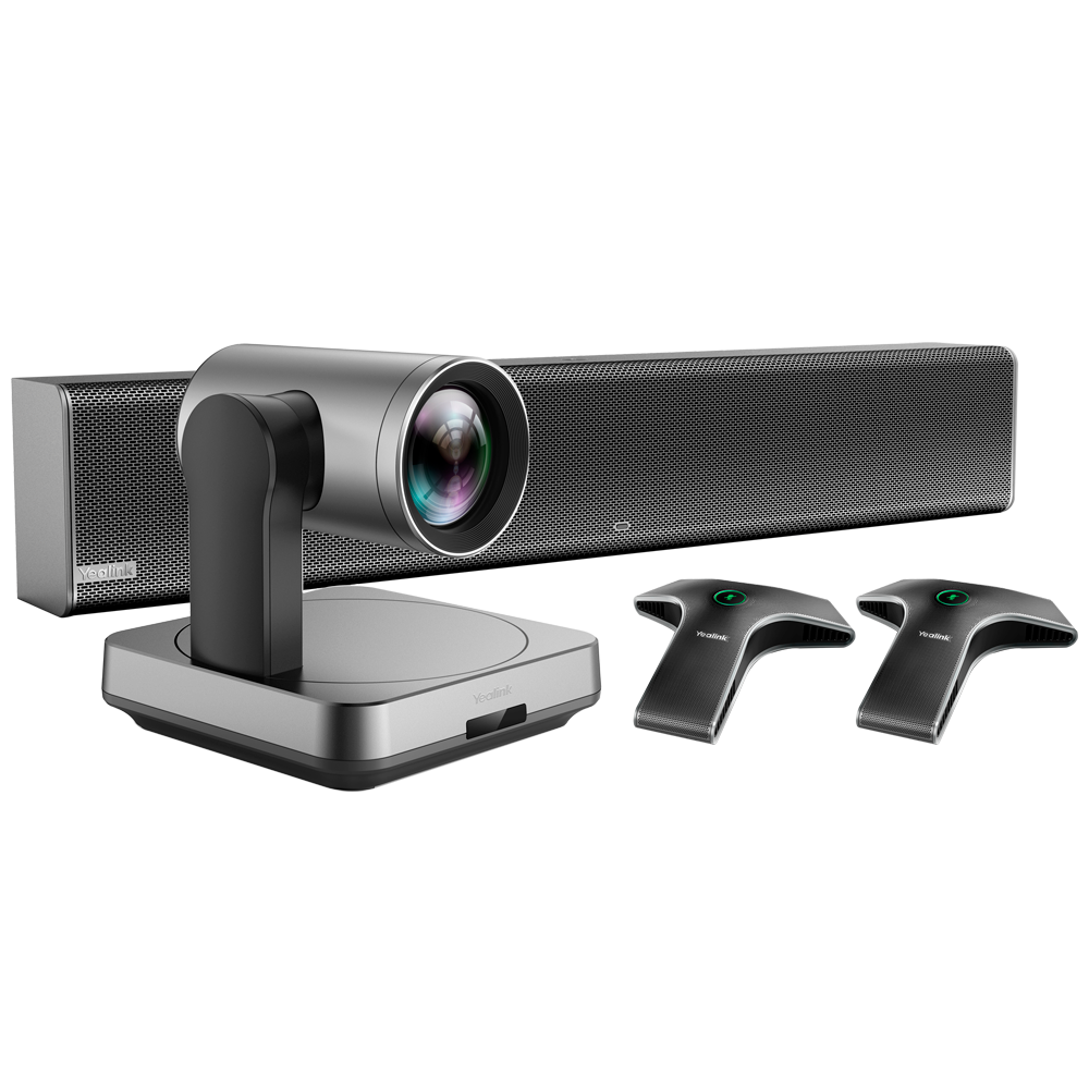 Yealink Videoconferenza All in One - Telecamera 4K - angolo di visione 80° - Telecamera USB - Array di microfoni - Speaker - Soluzione BYOD