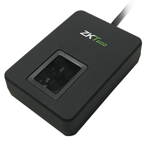 Lettore biometrico - impronte digitali - registrazione sicura e attendibile - Comunicazione USB - Plug & Play - Compatibile con i software ZKTeco
