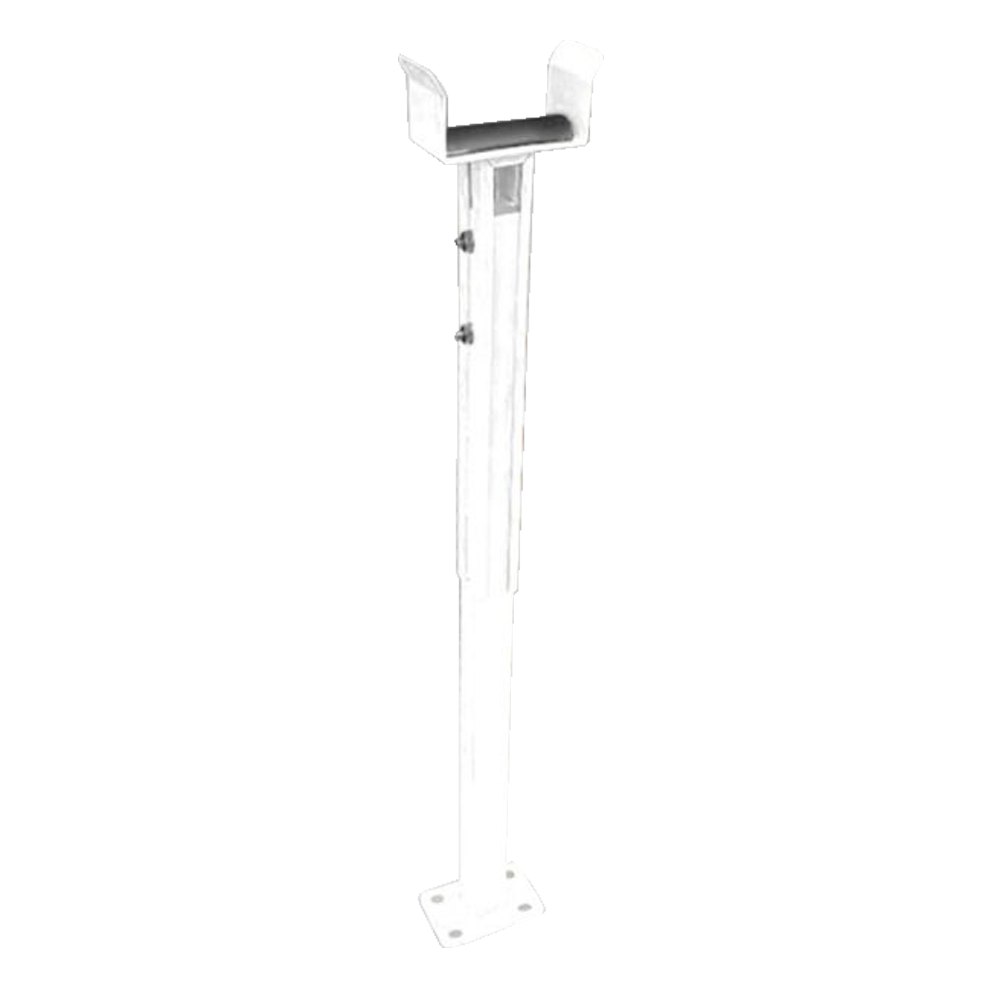 Supporto verticale per il braccio della barriera - Compatibile con ZK-PROBG30xx - Per barriere con braccio da 6 metri - Altezza regolabile: 77 ~ 102 cm - facile installazione - Colore bianco