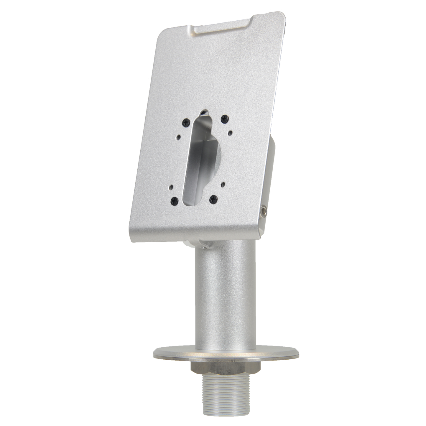 Supporto verticale per tornelli - Specifico per i dispositivi di riconoscimento facciale - Compatibile con ZK-PROFACE-X - Fori di connessione - 152 mm (H) x 50 mm (l) x 90 mm (à) - Fabbricato in lega di alluminio