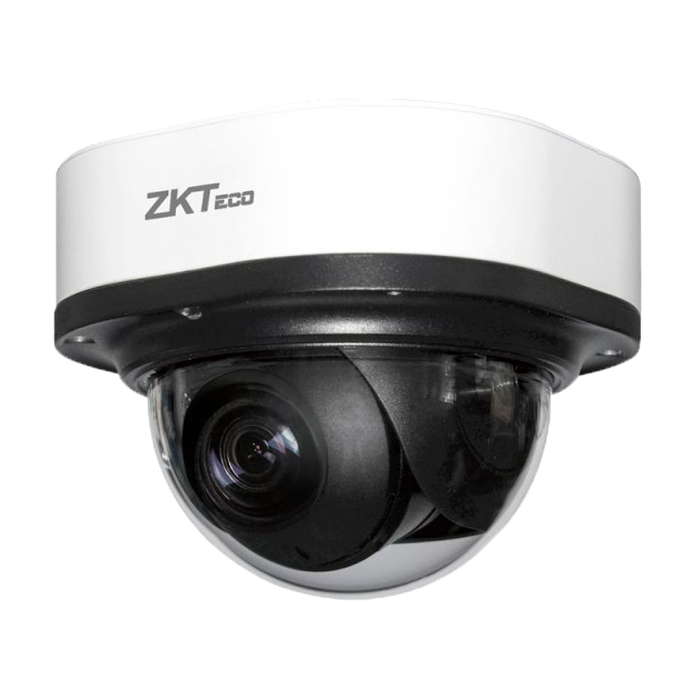 Telecamera IP dome 2 Mp LPR - 1/2.8_x009d_ Sony STAVIS CMOS - Funzione OCR (lettura targhe integrata) - Lente motorizzata 3.35~10.05 mm - IR LED portata 50 m | RS485 - Software LPR integrato | ZKBioCV