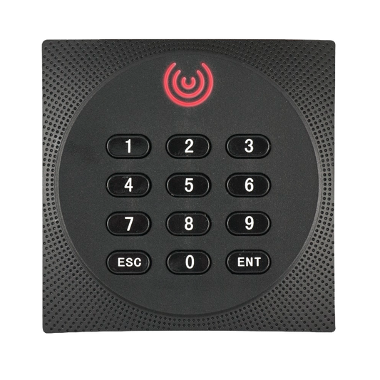 Lettore di accesso - Accesso tramite EM, MF e MF DESFire e PIN - indicatore LED e acustico - RS485 ZKTeco | OSDP - Compatibile con i controller ZKTeco - Adatto per esterni IP64